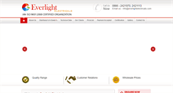 Desktop Screenshot of everlightelectricals.com